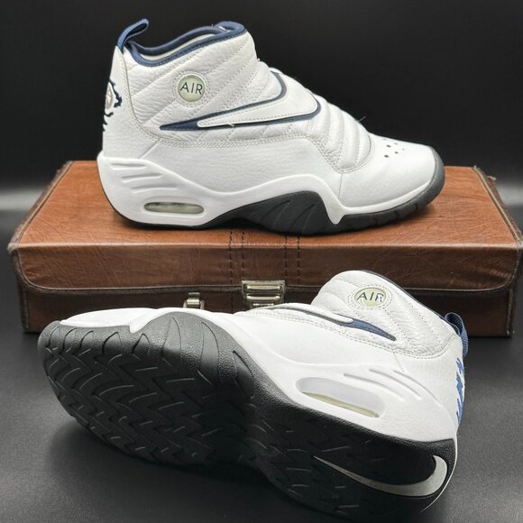 Nike Air Shake Ndestrukt GS 'White Navy' - Picture 1 of 10